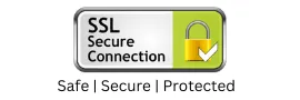 SSL secure connection — safe, secure and protected